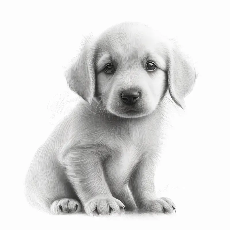 Cute Realistic Animal Sketch Art