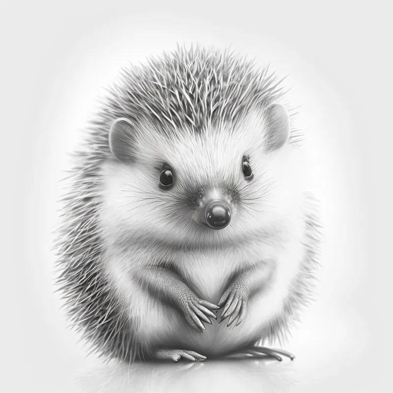 Cute Realistic Animal Sketch Art