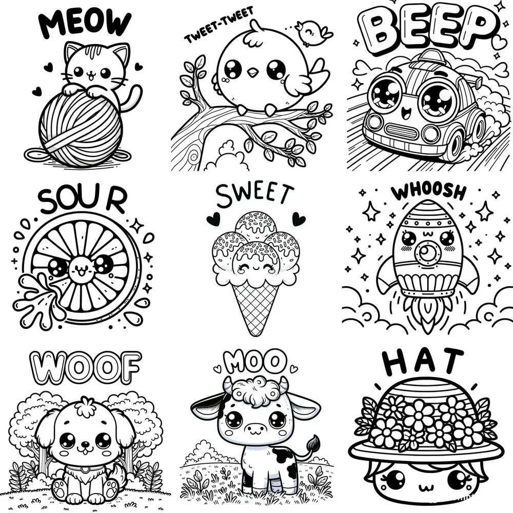 Playful Learning Coloring Pages