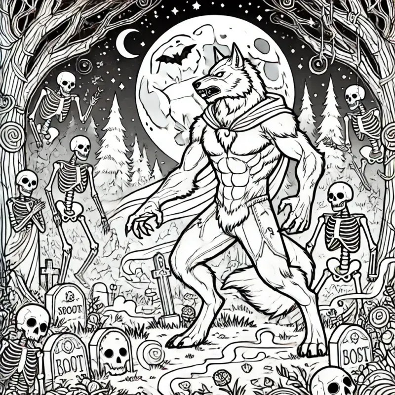 Halloween Drawings For Coloring