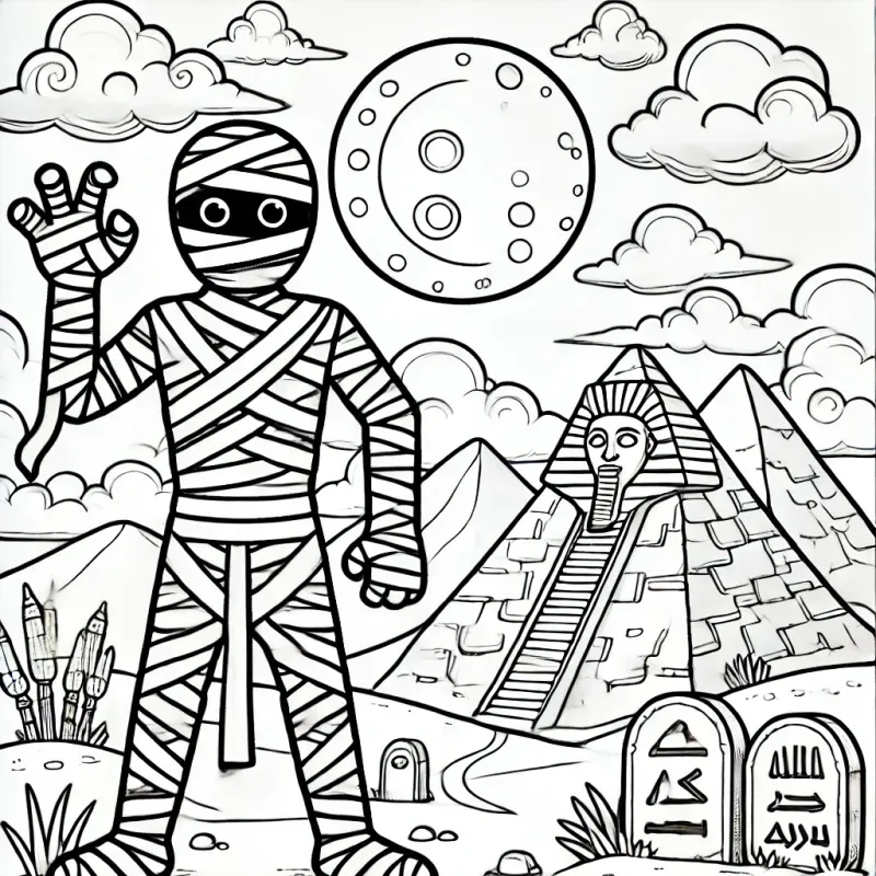 Halloween Drawings For Coloring