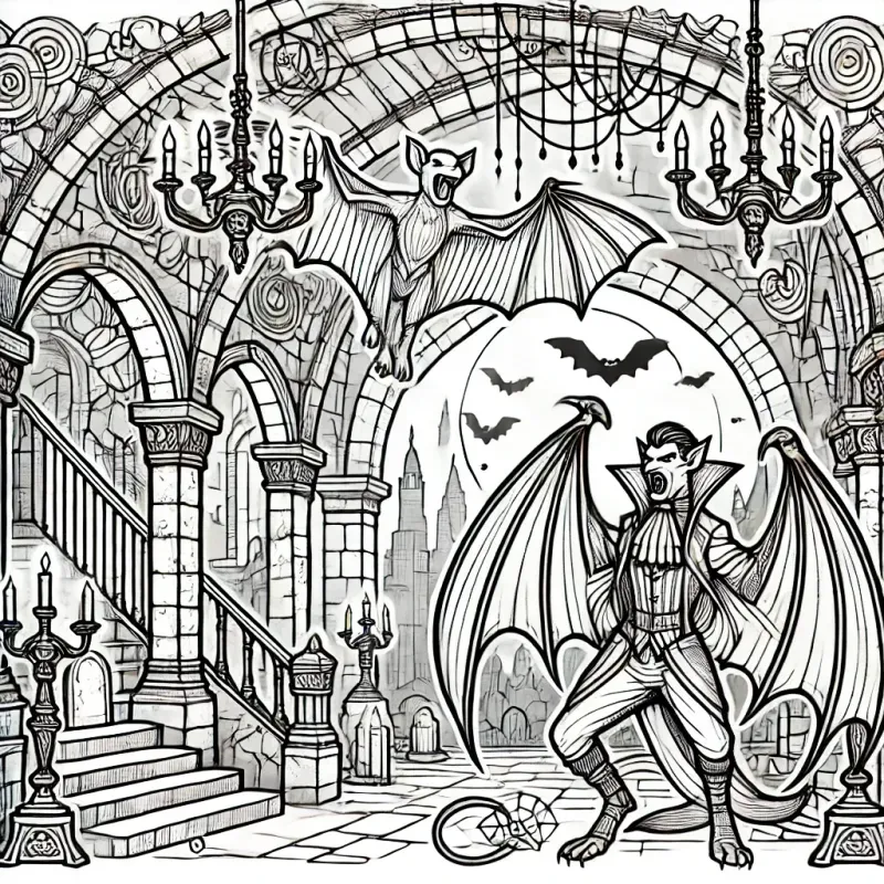 Halloween Drawings For Coloring