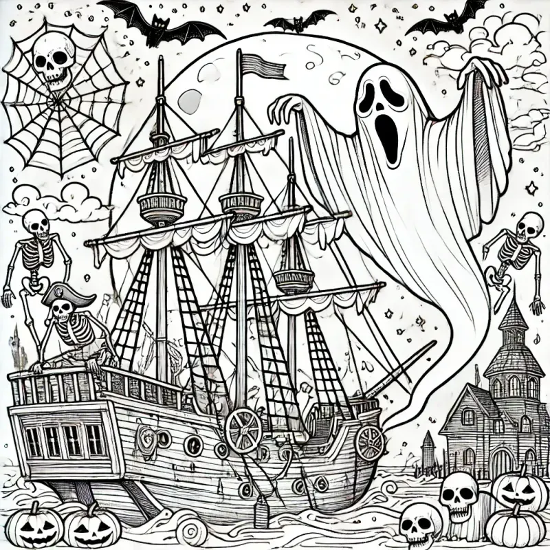 Halloween Drawings For Coloring