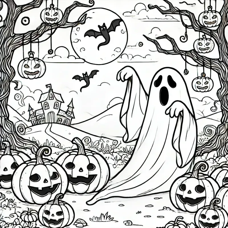 Halloween Drawings For Coloring