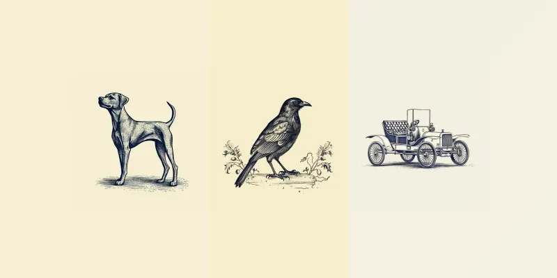 Vintage Rustic Logos Illustrations generated by undefined