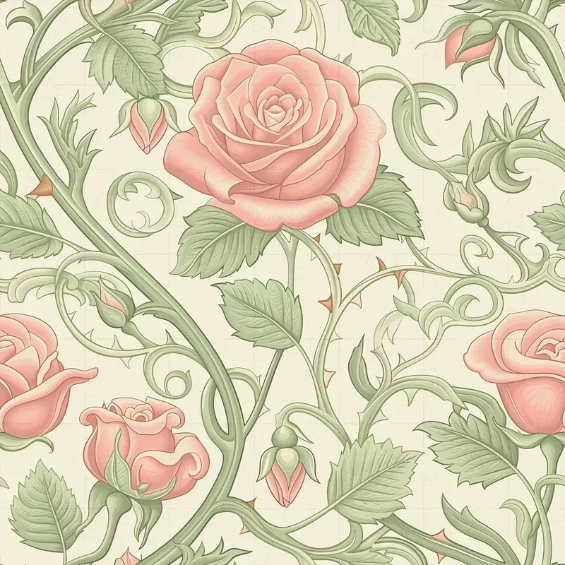 Seamless Timeless Floral Patterns