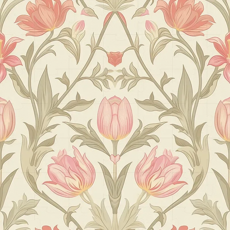 Seamless Timeless Floral Patterns