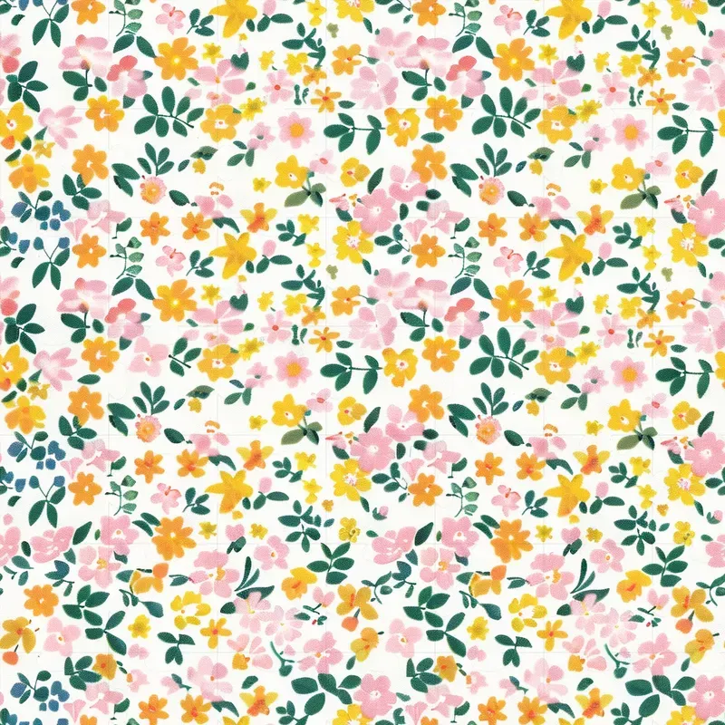 Seamless Vintage Small Flower Patterns