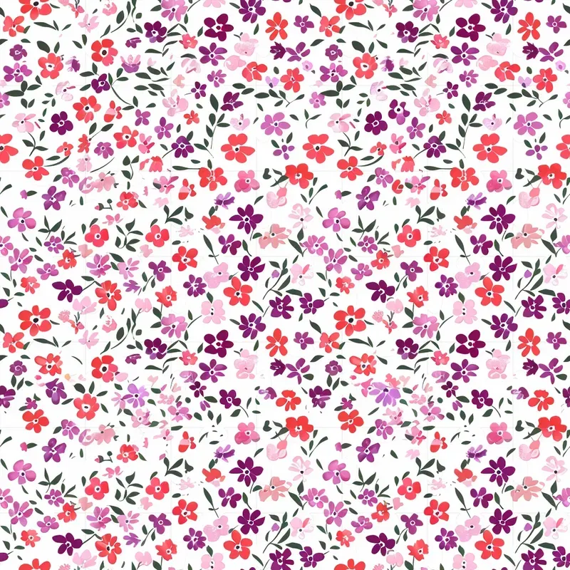 Seamless Vintage Small Flower Patterns