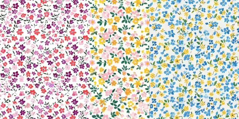 Seamless Vintage Small Flower Patterns generated by undefined
