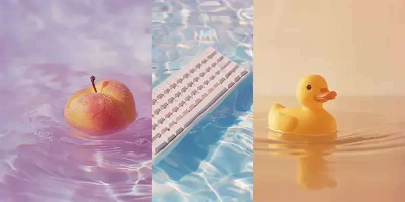 Watercore Water Aesthetic Photos generated by undefined