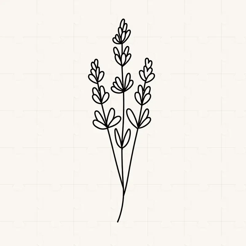 Dainty And Small Flower Tattoo Design
