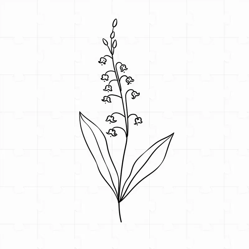 Dainty And Small Flower Tattoo Design