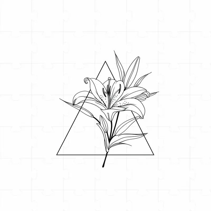 Dainty And Small Flower Tattoo Design