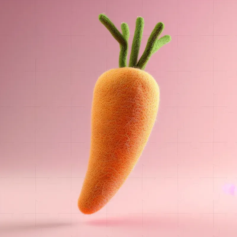 Super Cute Fruit Veg 3D Felt Icons