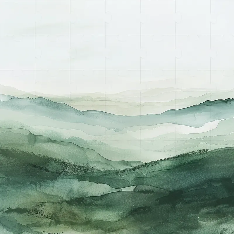 Serene And Ry Watercolor Paintings