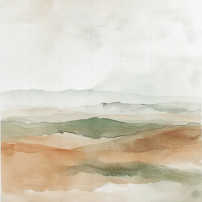 Serene And Ry Watercolor Paintings