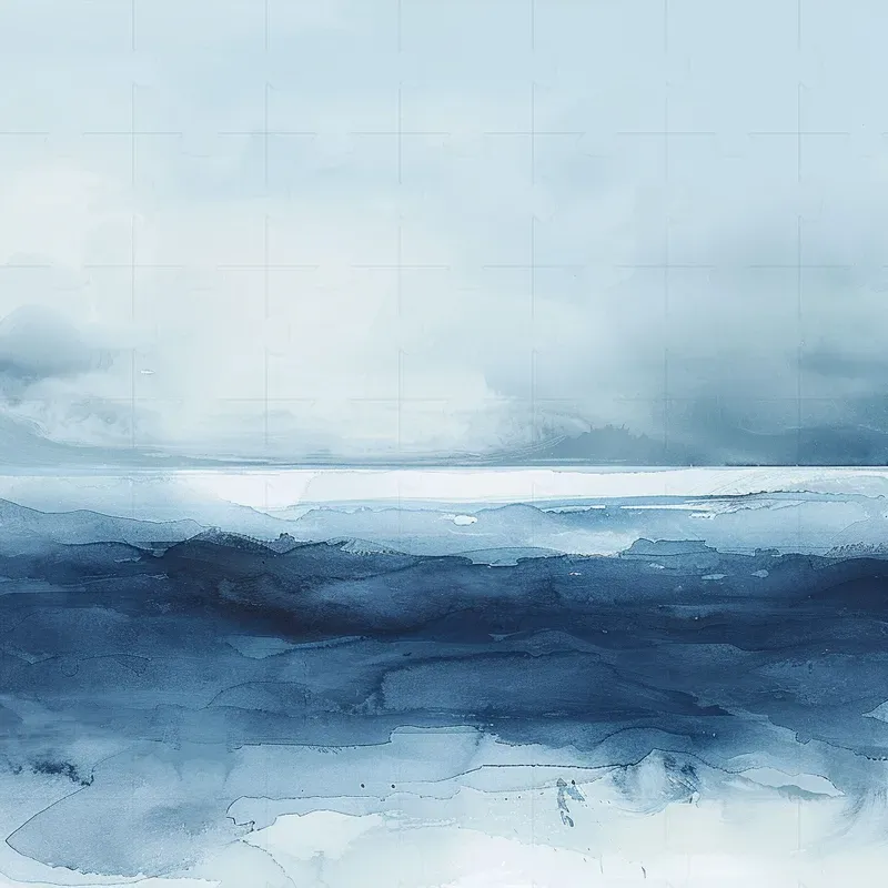 Serene And Ry Watercolor Paintings