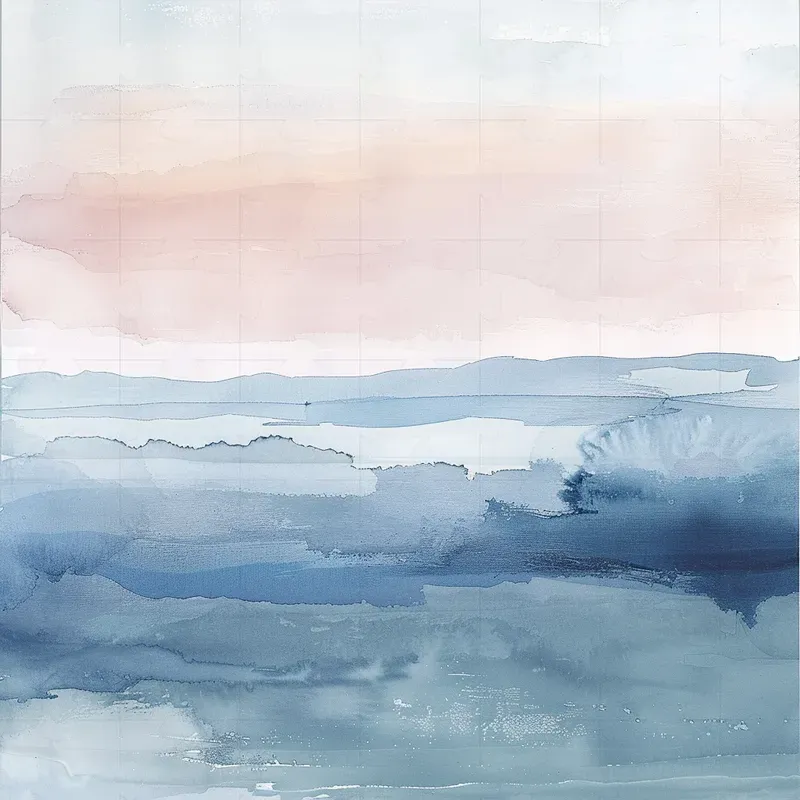 Serene And Ry Watercolor Paintings