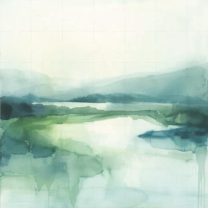 Serene And Ry Watercolor Paintings