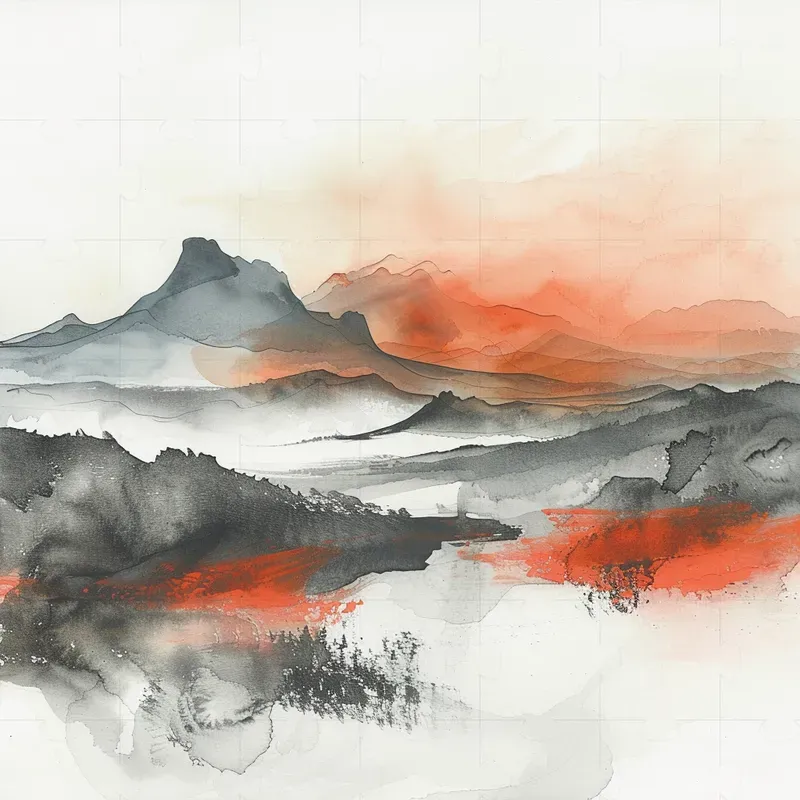 Serene And Ry Watercolor Paintings