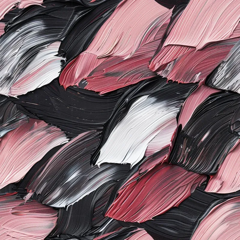 Abstract Flat Brushstrokes Patterns