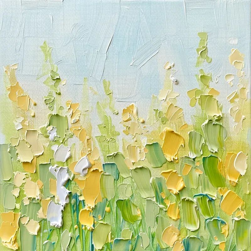 Simple And Delicate Impasto Paintings