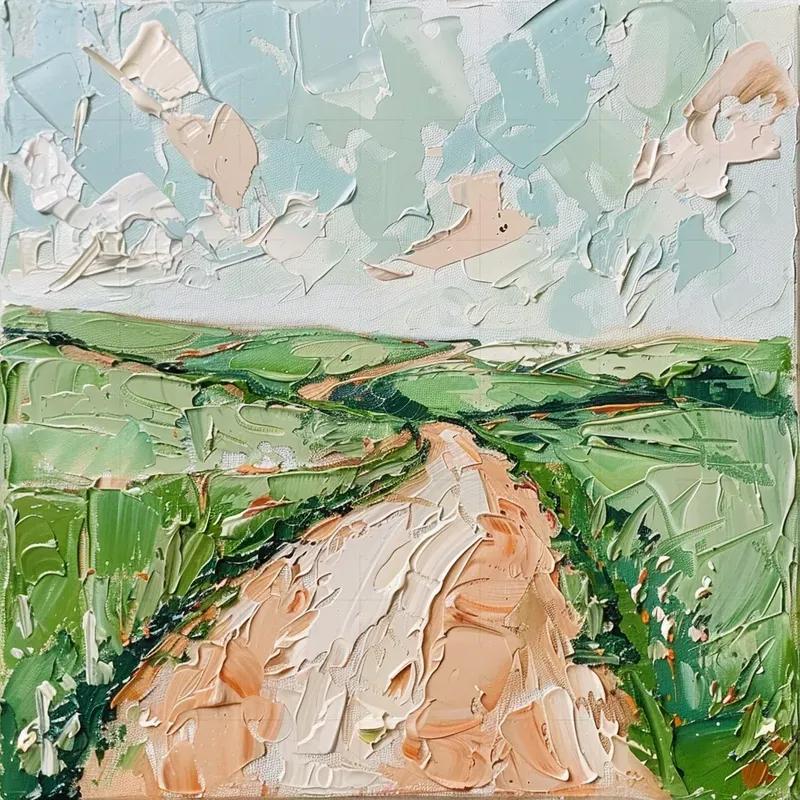 Simple And Delicate Impasto Paintings