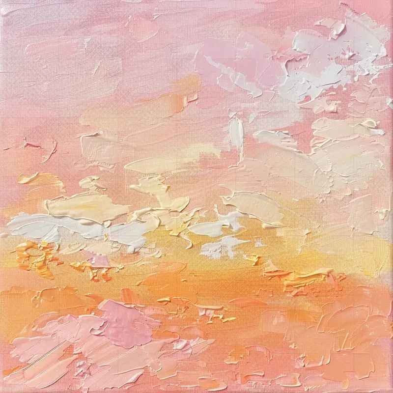 Simple And Delicate Impasto Paintings