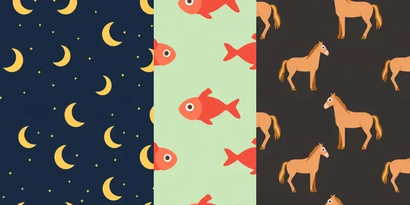 Simple And Cute Seamless Patterns