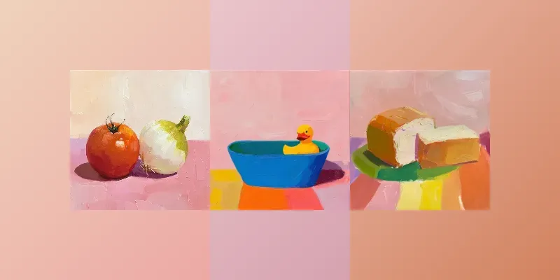 Simple Still Life Oil Paintings generated by undefined