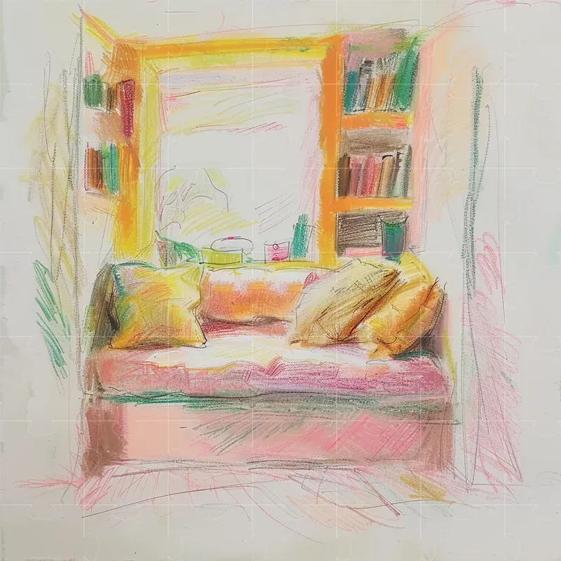 Cute Soft Pastel Drawings