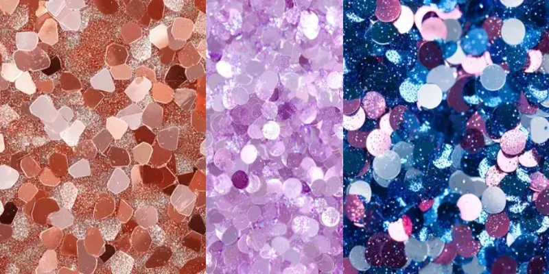 Glittering Sequin Texture Patterns generated by undefined