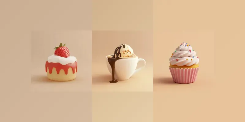 Cozy And Cute 3D Icons generated by undefined