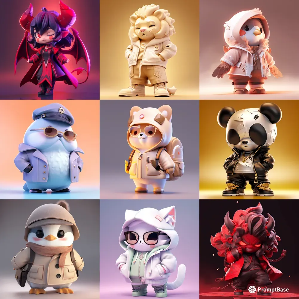Humanoid 3D Toys