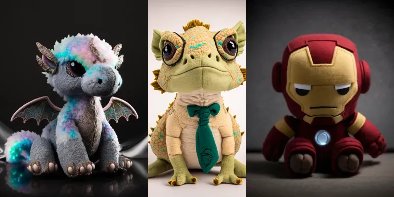 Plush Toy Product Photos generated by undefined