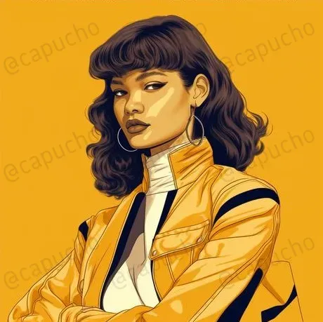 Celebrity Illustration Pop Art Style