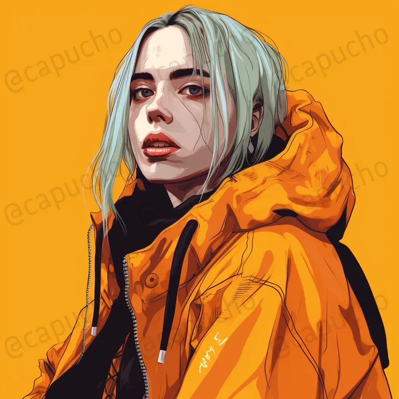 Celebrity Illustration Pop Art Style