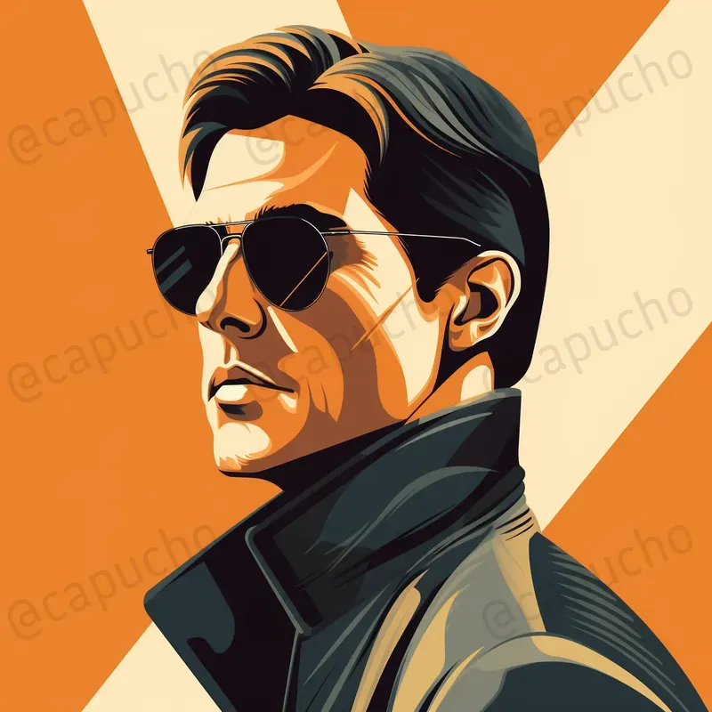 Celebrity Illustration Pop Art Style