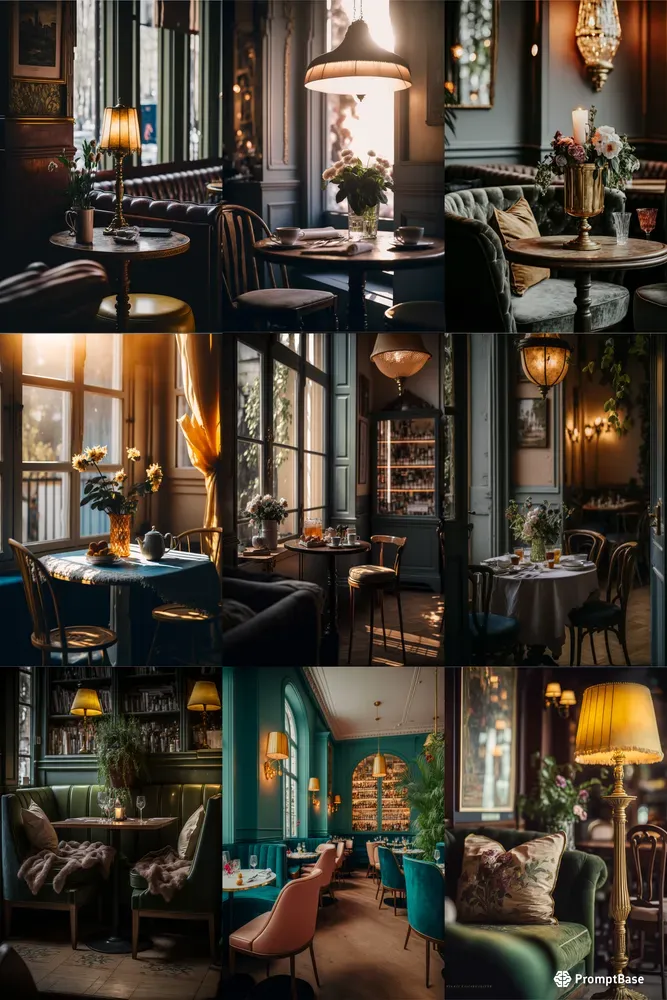 French Cafe Stock Photography