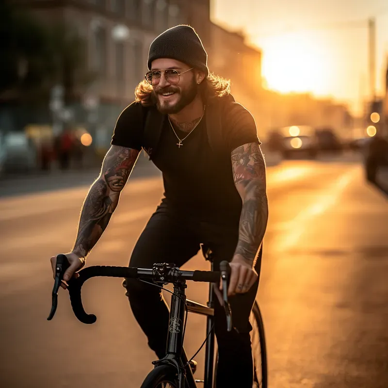 People Riding Bikes