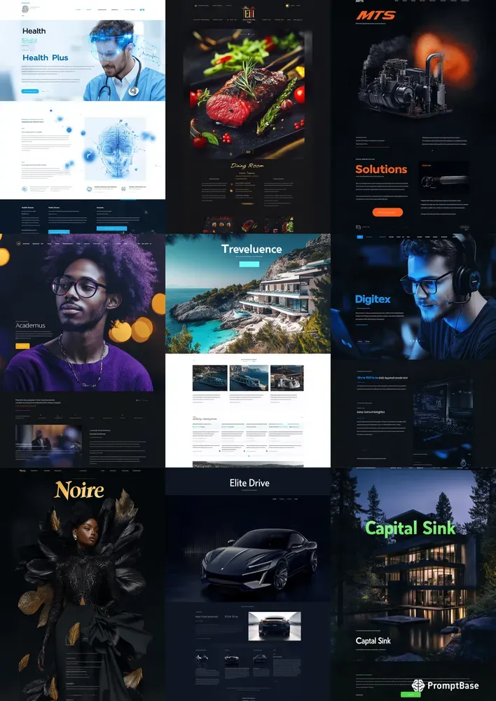 Ui Ux Web Design Templates