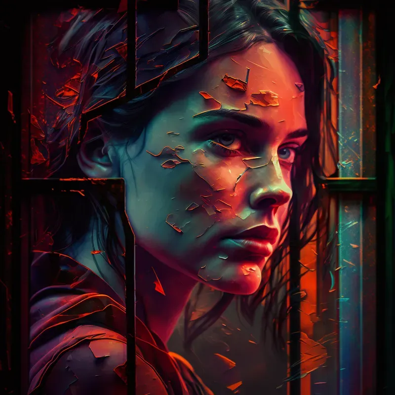 Portraits With A Stained Glass Effect