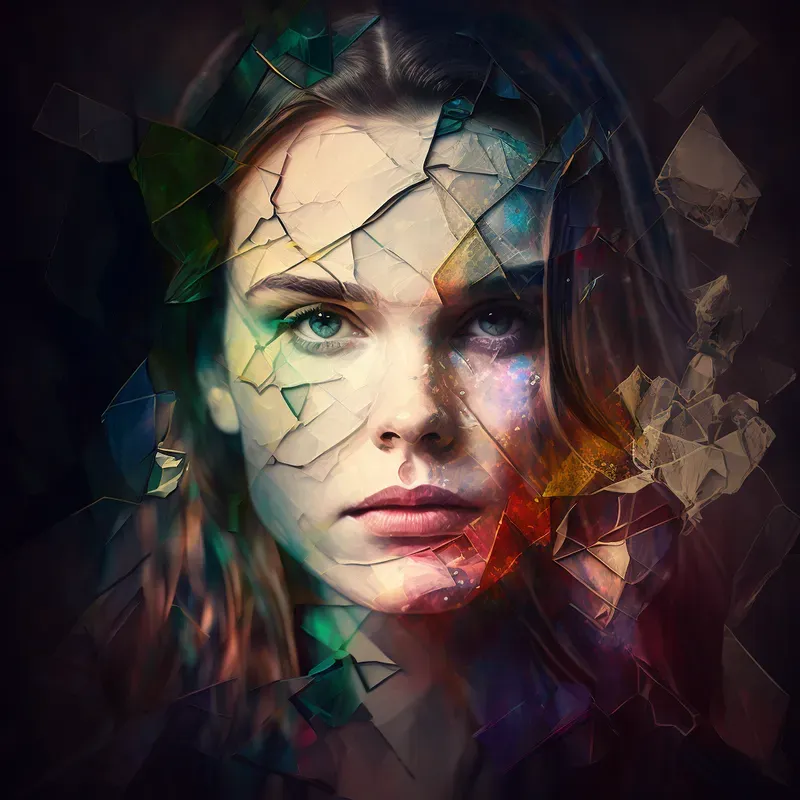 Portraits With A Stained Glass Effect