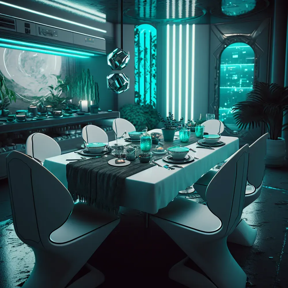 Cyberpunk Apartments Designs Midjourney Prompt