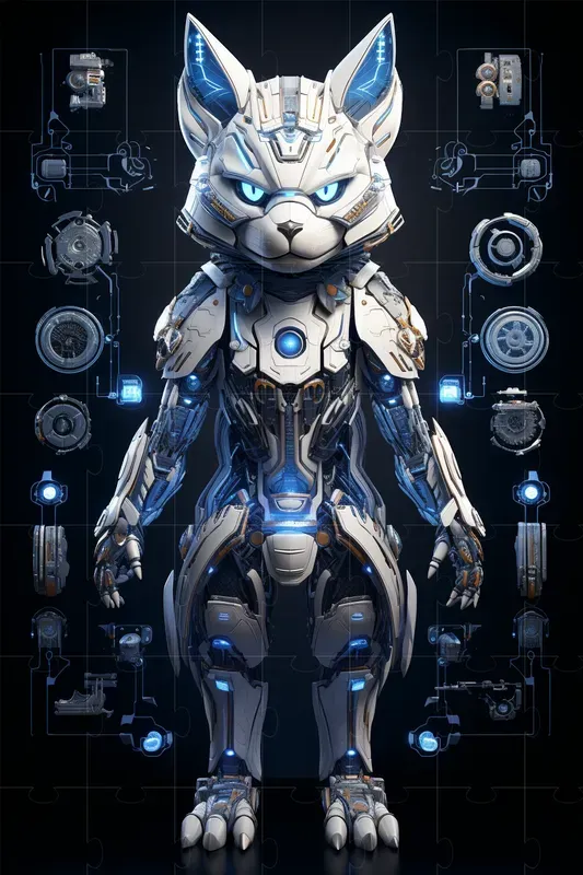 3D Cyborg Animals