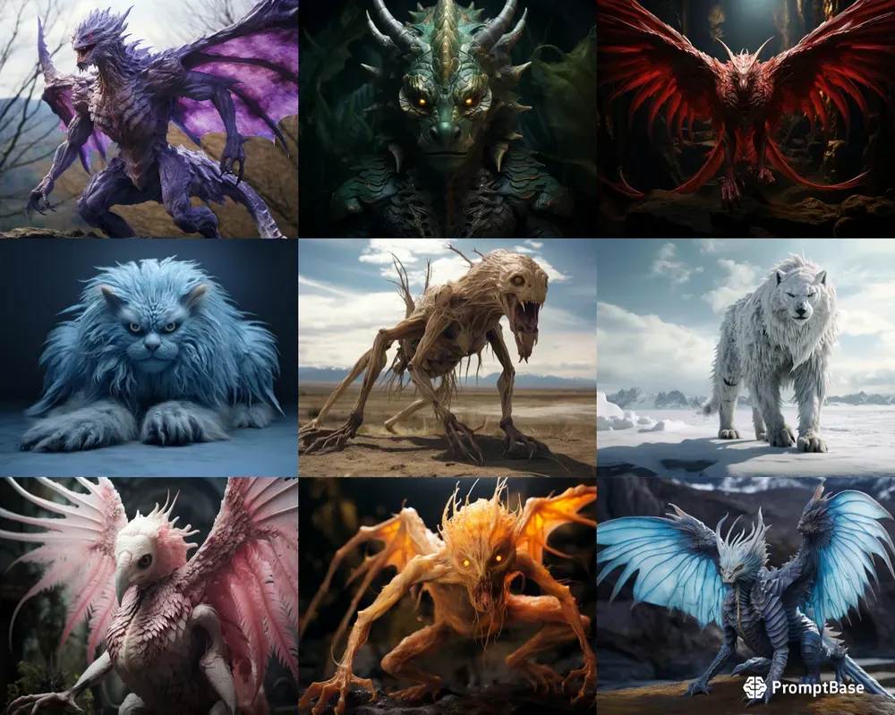 Grotesque Mythological Creatures
