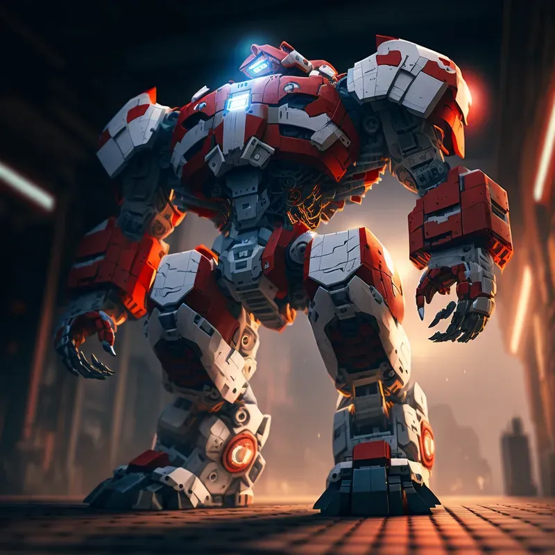 Lego Mecha Construction Blocks