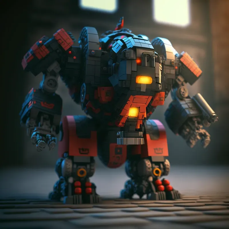 Lego Mecha Construction Blocks