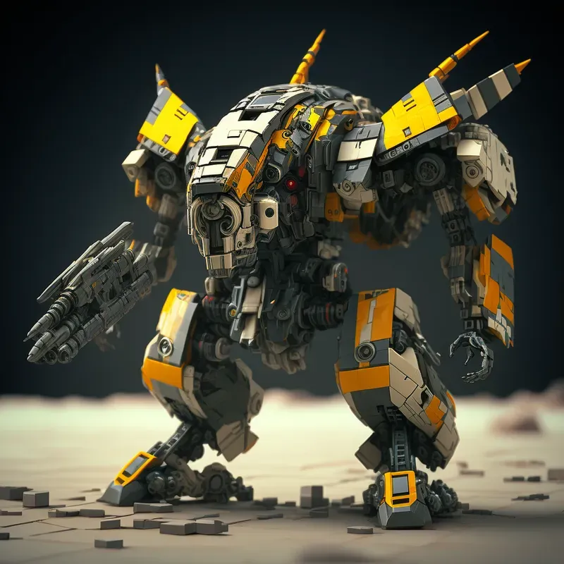 Lego Mecha Construction Blocks